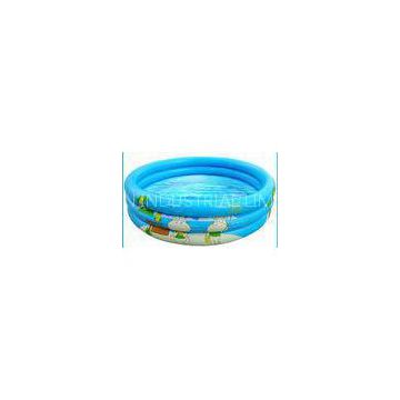 Blue Cheap Inflatable Swimming Pools , PVC inflatable water pool