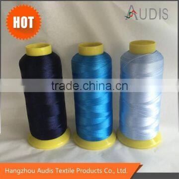 100% polyester embroidery thread 120D/2 dyed, machine embroidery thread