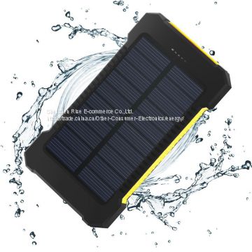 Wholesale Waterproof Solar Power Bank 10000mAh with Compass Solar charger