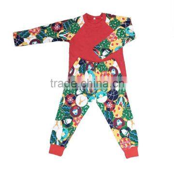 2017 Bulk Wholesale Kids Clothing Children Girls Print Soft Cotton Kids Christmas Pajamas