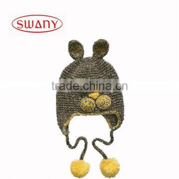 Knit Winter Hat Animal Pattern Beanie Warmer Hat for Kids