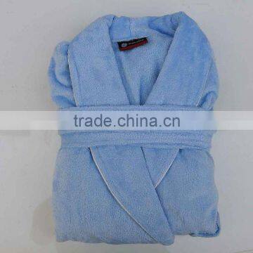 100% cotton cut pile bathrobe