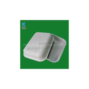 Recycled Paper Pulp Mold Vegetalbles Packaging Tray photo-2