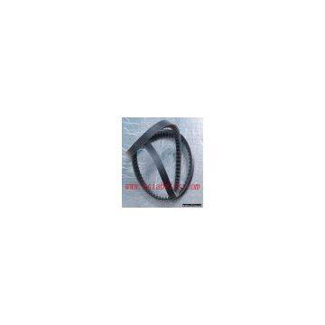 Narrow v belt raw edge with moulded cog type
