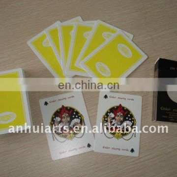 Factory custom made plastic playing cards