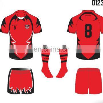 custom team high quality rugby jersey for sale