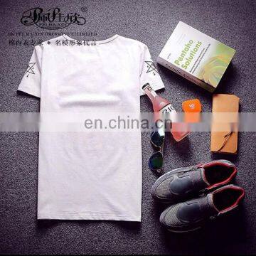 Peijiaxin Fashion Design High Quality Cotton Plain Man Tshirts Wholesale China photo-3