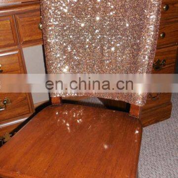 Banquet Charming Style Shiny Sequin Chair Band photo-3