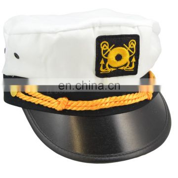 White navy captain hat hot sale sailor cap with high quality NH2026