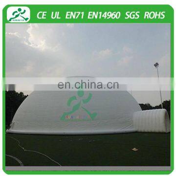 Outdoor big inflatable tent,inflatable cube tent,clear inflatable lawn tent