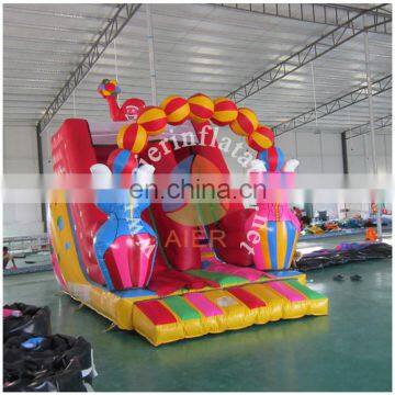 2017 Aier China Guangzhou Most Popular Dry Clown Inflatable Slide photo-2