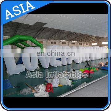 Giant inflatable light numbers/ led letters for advertising