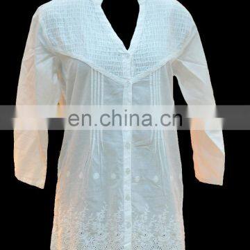 LADIES 100% COTTON SUMMER SHIRT photo-3