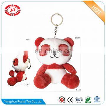 Red panda stuffed soft plush toy promotional OEM keychain