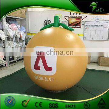 Promotional Giant Inflatable Fruit Model, Outdoor Inflatable Orange