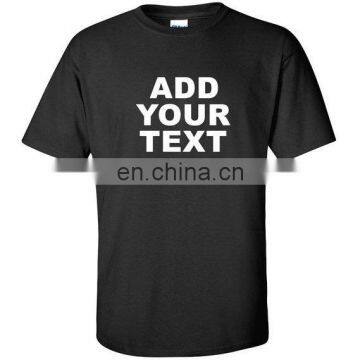 High quality 100% cotton big EU size many color stocked custom print t shirt for size S M L XL XXL XXL