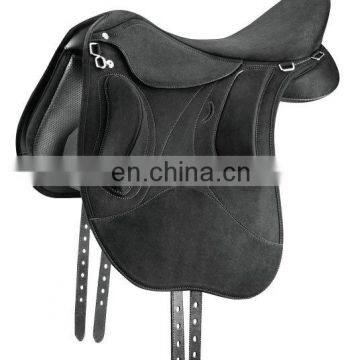 wholesale horse trail saddles - WESTERN TRAIL HORSE BLACK LEATHER SADDLE