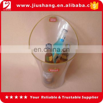 factory cheap transparent beer plastic ice bucket wholesale