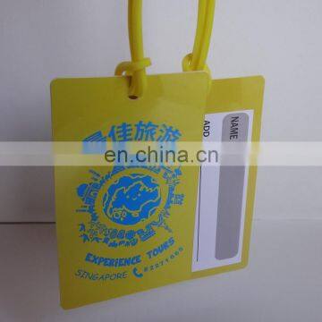 OEM pvc luaggage hang tag