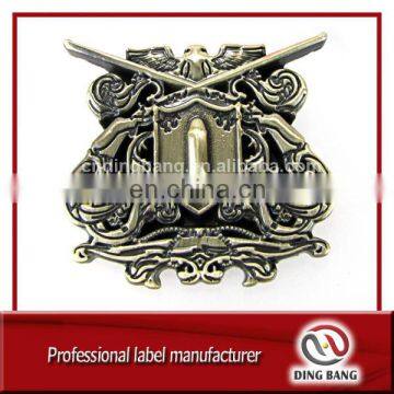 High Precision Custom Made Business Gift Ancient Old Bronze Metal Decoration Badge