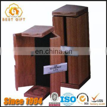 TOP SUPPLIER Timber Wood Box for Two Wine Bottles