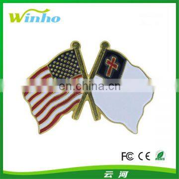 USA Flag/Christian Flag Lapel pin