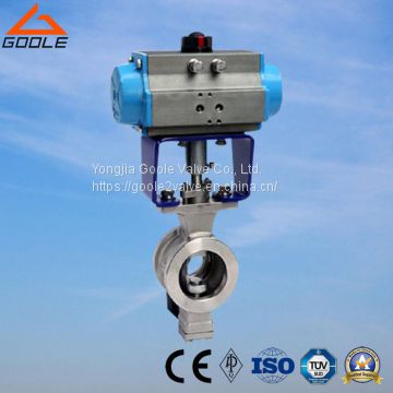 ZSHV Wafer Type Pneumatic V-Port Ball Valve/V-Port Control Valve