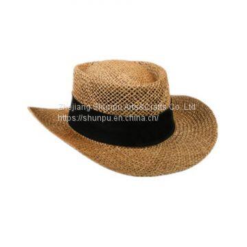 Paper Straw Cowboy Hat for Men