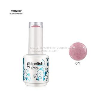 RONIKI Fur Effect Gel Polish,Nail Matte Gel Polish,Nail Painting Color Gel,Frosted Surface Gel