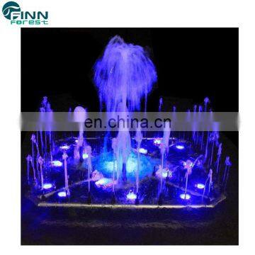 Stainless steel outdoor water fountain, outdoor wall fountain waterfall