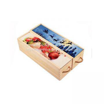 Wine Packging Custom Photo Printing Wooden Box Panel photo-4