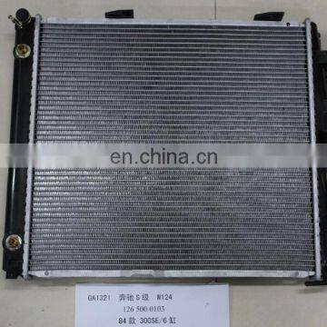 Aluminum radiator 126 500 0103 for W124 300S