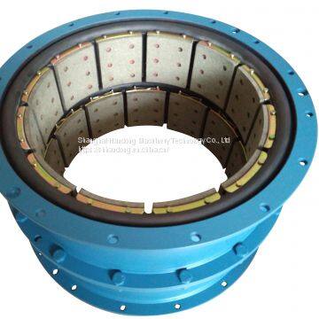 VC aluminum cooling inside expand clutch brake