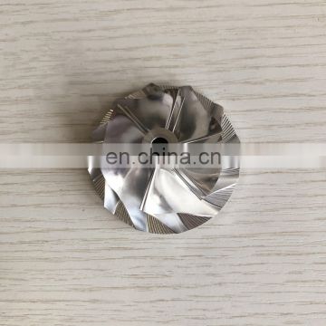 GT15-25 436131-0002 38.58/52.02mm 6+6 blades turbocharger milling/aluminum 2618/billet compressor wheel for 452204/454061/454135