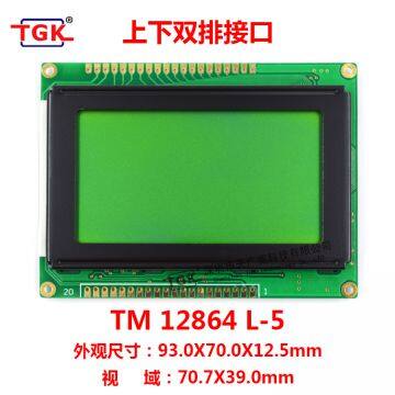 12864 Lcd Modules TM12864L-5 Upper and Lower Double-row Interface 93x70mm Size Stn Lcd 12864 Screen Lcd 128X64 Display Screen 12864 Lcd Module photo-2