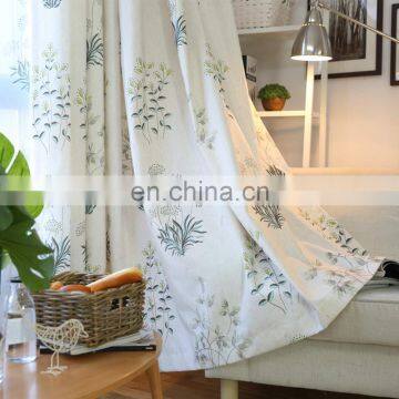 Simple style decorative high quality printed curtain