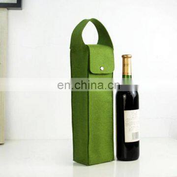 China Exporter Wine Bottle Felt Travel Removable Carry Bag photo-3