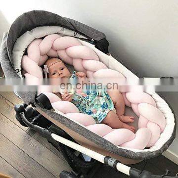 Soft Knot Pillow Decorative Baby Bedding Sheets Braided Crib Bumper Knot Pillow Cushion photo-4
