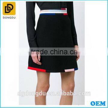 High quality formal black skirts for office lady