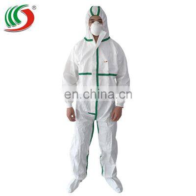 Microporous/SMS/PP/ Safety Protective Chemical Disposable Coverall photo-3