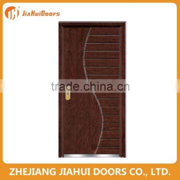 good quality hot sale steel wooden door from zhejiang