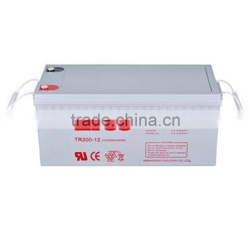 3 years warranty 12v 200ah agm battery sla solar battery 200a