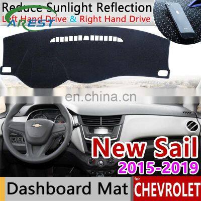 for Chevrolet Sail 2015 2016 2017 2018 2019 Anti-Slip Mat Dashboard Cover Pad Sunshade Dashmat Car Accessories New Nueva Sail 3