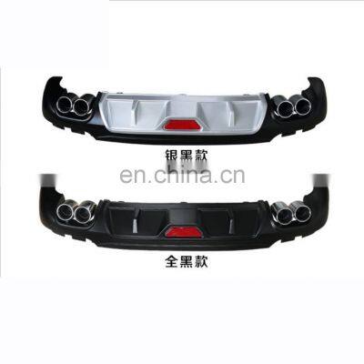 car External accessories abs material carbon fiber front lip splitter spoiler rear diffuser for Kia Cerato Forte