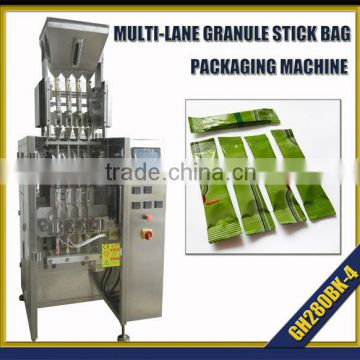 Multi-lane sugar stick packing machine