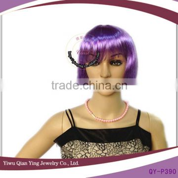 cheap short purple synthetic bob wig