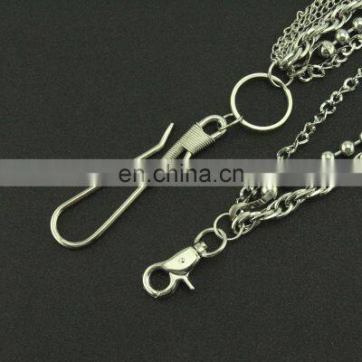 European and American Hip-hop Personality Metal Pants Chain Waist Chain Jeans Pendant Punk Rock Bracelet Jewelry