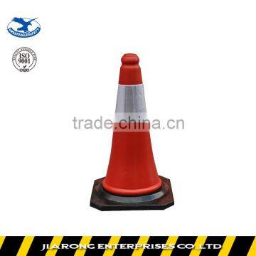 Lower Factory Price 50cm Soft Flexible PE plastic traffic cone TC001-50