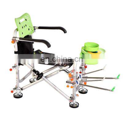 Hot Selling Multi Functional Fishing Chair Folding Fishing Chair Camping Outdoors Can Be Lifted Fishing Gear photo-4