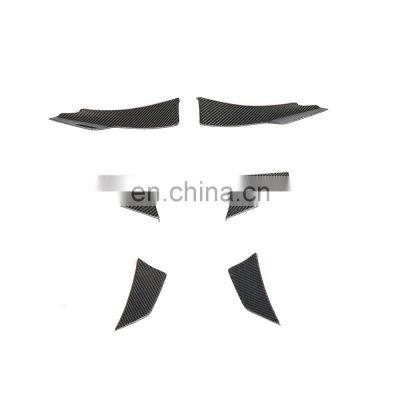 MAD Style Carbon Fiber F82 M4 Front Canards Bumper Fins for BMW 3 Series 4 Series F80 M3 F82 M4 photo-4